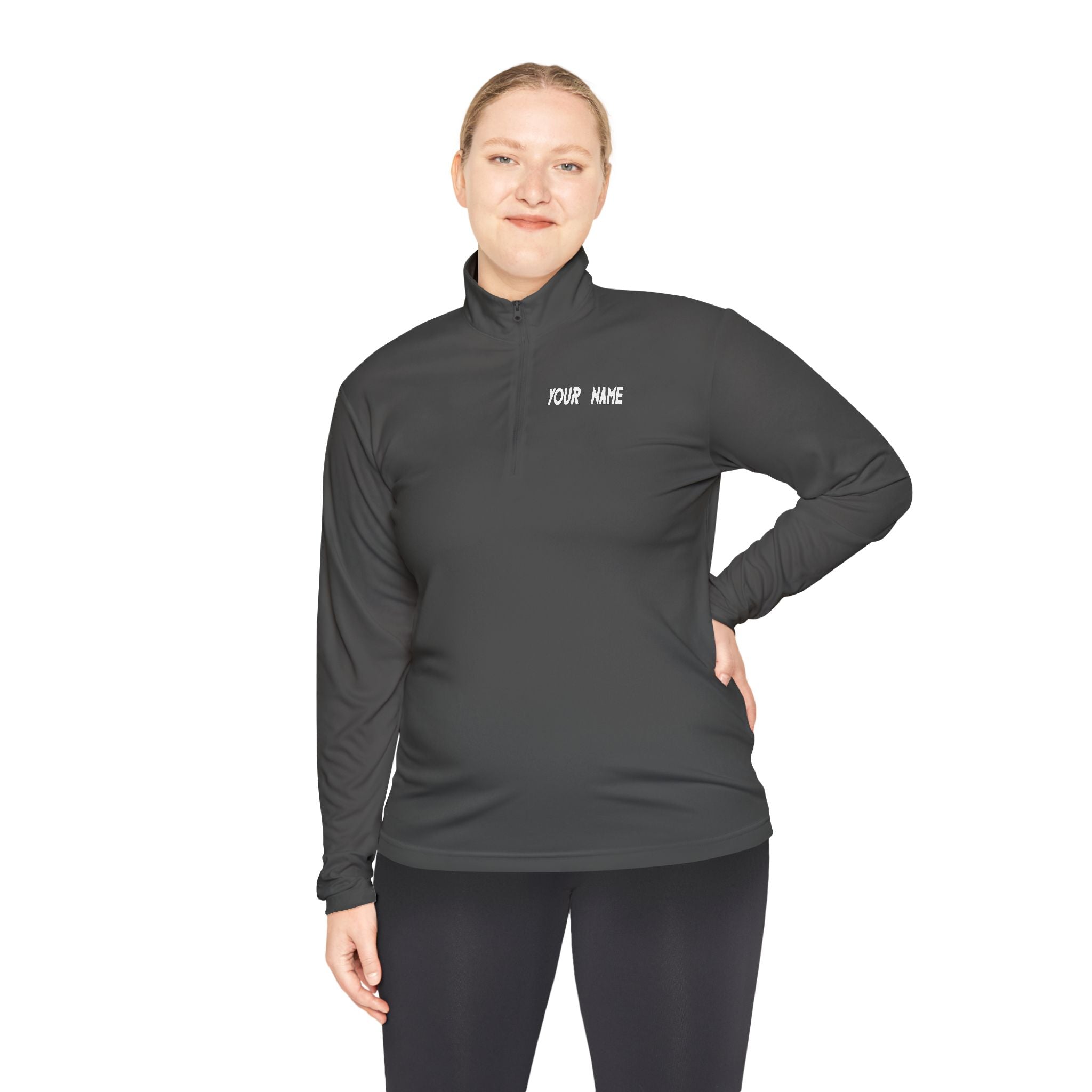 "VJ Ricco"🎤 Custom Unisex Quarter-Zip Pullover – Personalized “IN THE MIX” Style